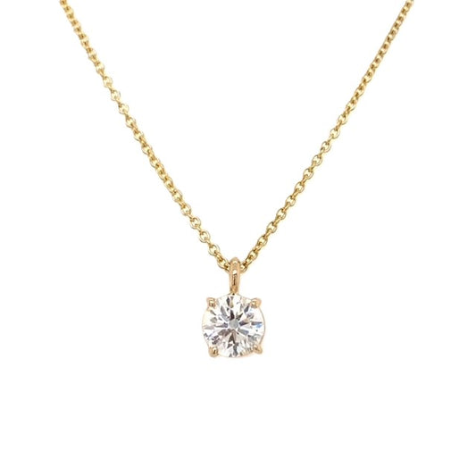 Round Diamond Pendant