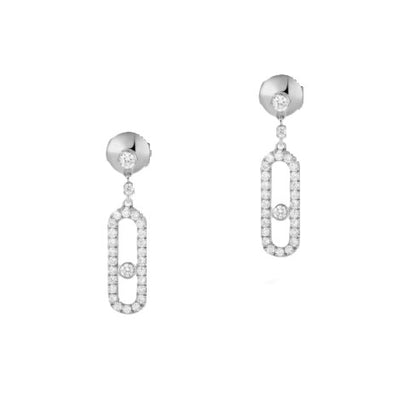 Messika Move Uno Diamond Drop Earrings