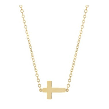 Yellow Gold Cross Pendant