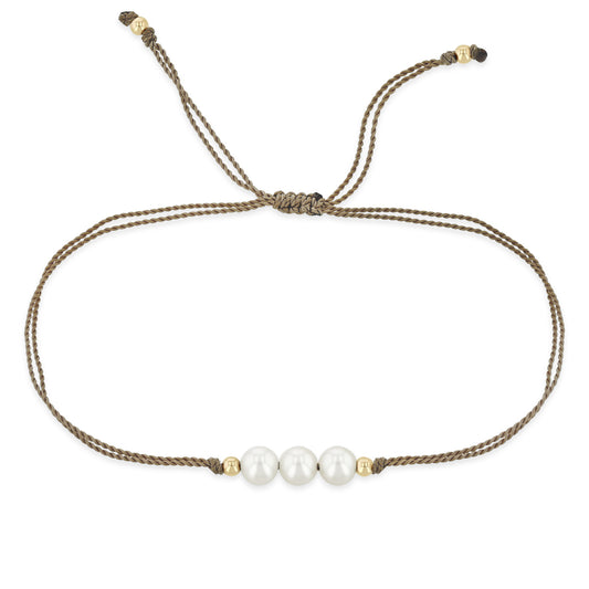 Zoë Chicco Freshwater Pearl Cord Bracelet