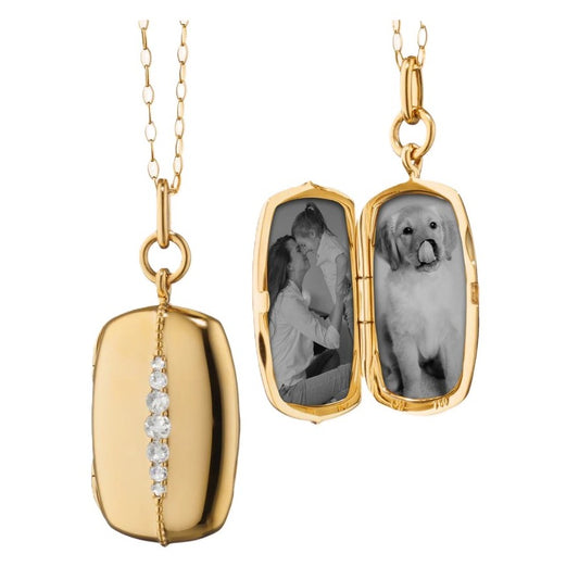 Monica Rich Kosann Kate Diamond Locket