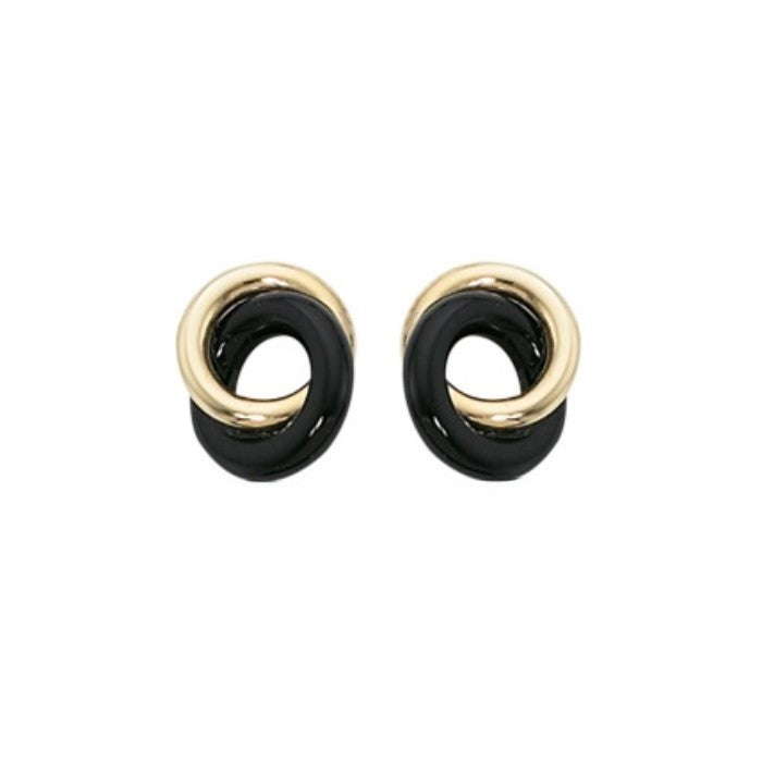 Yellow Gold Stud Earrings