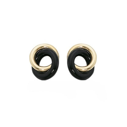 Yellow Gold Stud Earrings