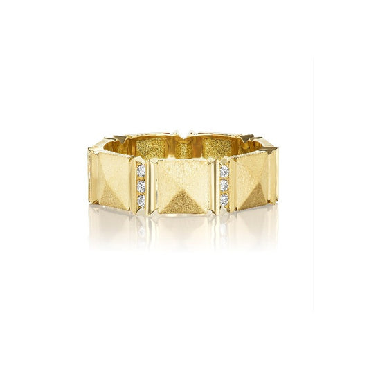Chris Correia Wide Sugarloaf Diamond Band Ring