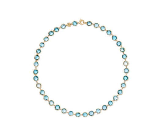 Marco Bicego Jaipur Color Blue Topaz Necklace