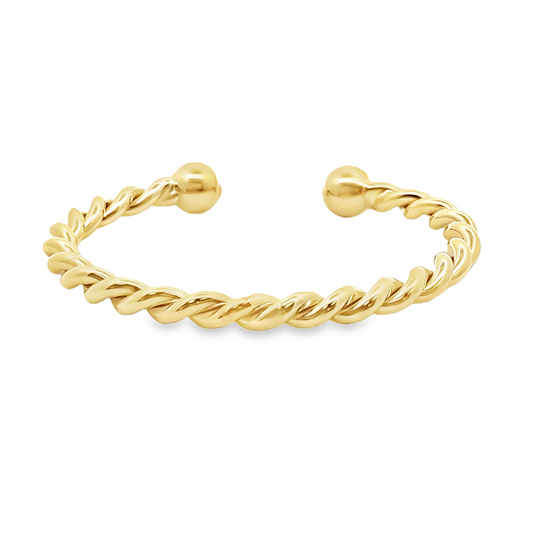 Yellow Gold Cuff Bracelet