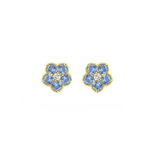 Paul Morelli Wild Child Sapphire Stud Earrings
