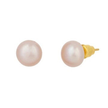 Oyster Gold one of a kind stud earrings in 22K yellow gold, featuring