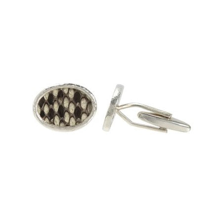John Varvatos Leather Cufflinks