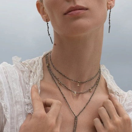 Marie Laure Chamorel Tassel Earrings