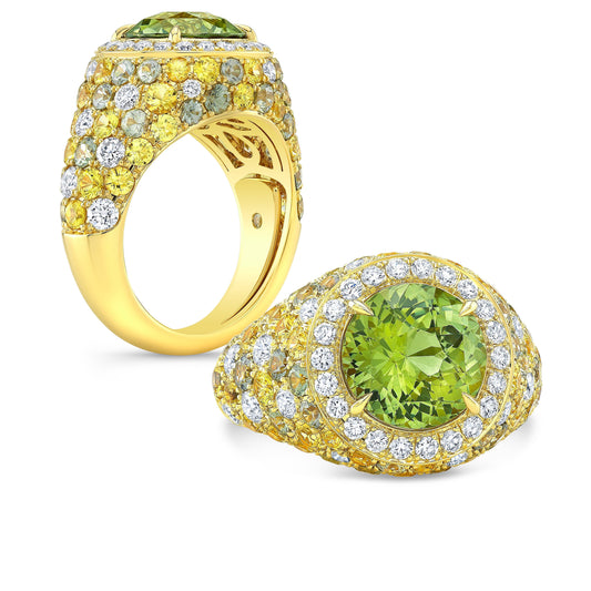 Diamond and Sapphire Ring