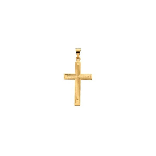 Yellow Gold Cross Pendant