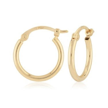 Yellow Gold Hoop Earrings