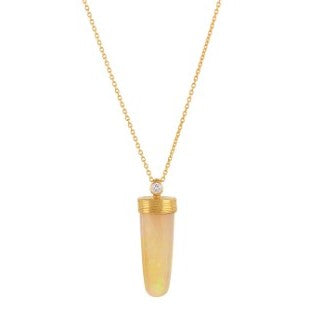 Gurhan Crown Gold Opal & Diamond Pendant