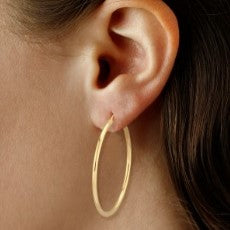 Yellow Gold Hoop Earrings