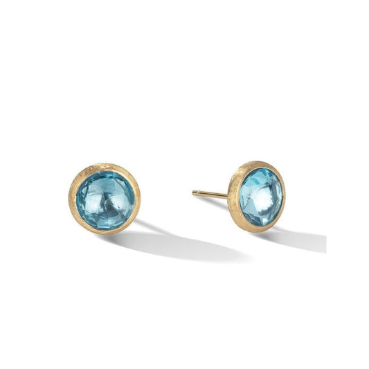 Marco Bicego Jaipur Blue Topaz Stud Earrings