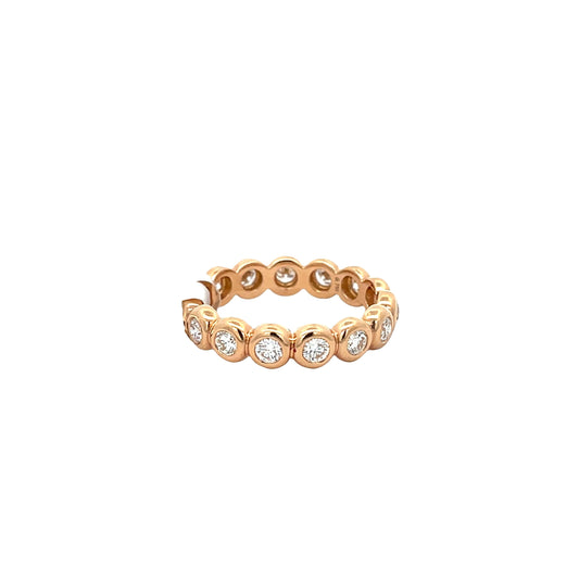 Gumuchian Moonlight Bezel Diamond Band