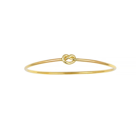 Yellow Gold Knot Bangle