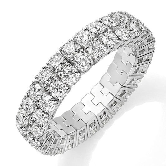 Picchiotti Xpandable™ Round Cut Diamond Eternity Band