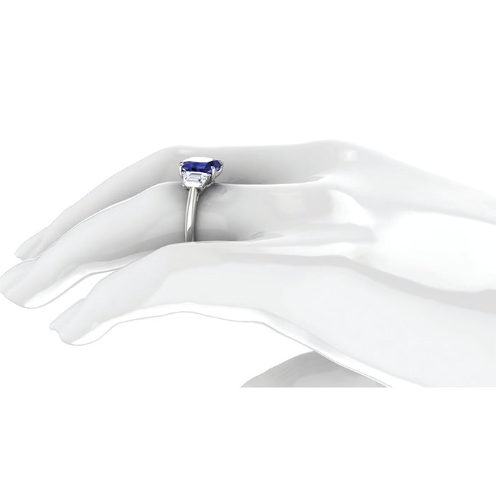 Sapphire & Diamond Ring