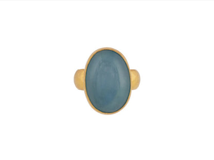 Gurhan Rune Aquamarine Ring