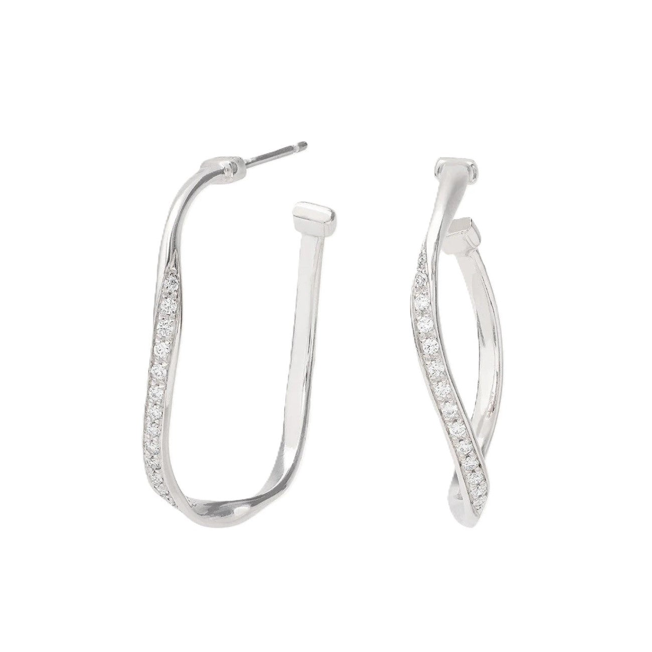 Marco Bicego Marrakech Diamond Hoop Earrings