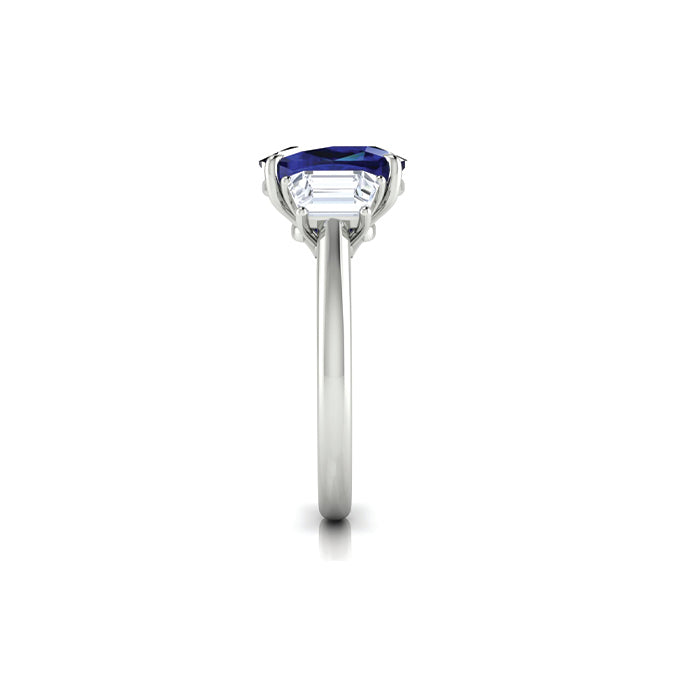 Sapphire & Diamond Ring