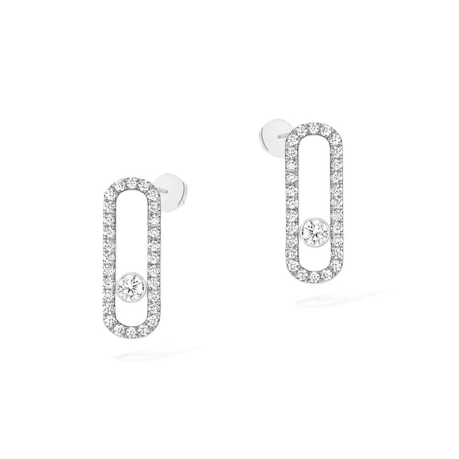 Messika Move Uno Pavé Diamond Studs