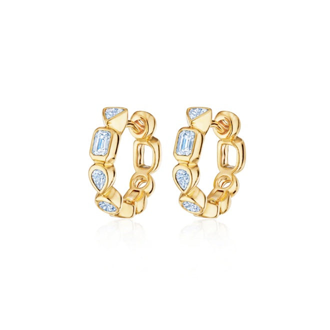 Kwiat Petite Diamond Hoop Earrings