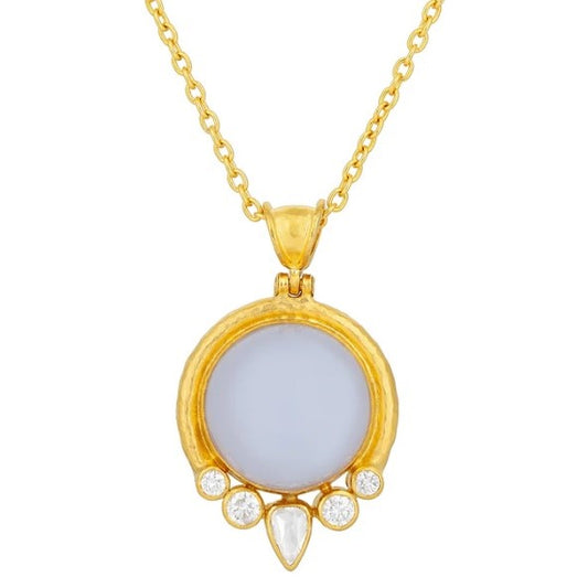 Gurhan Muse Gold Chalcedony Pendant