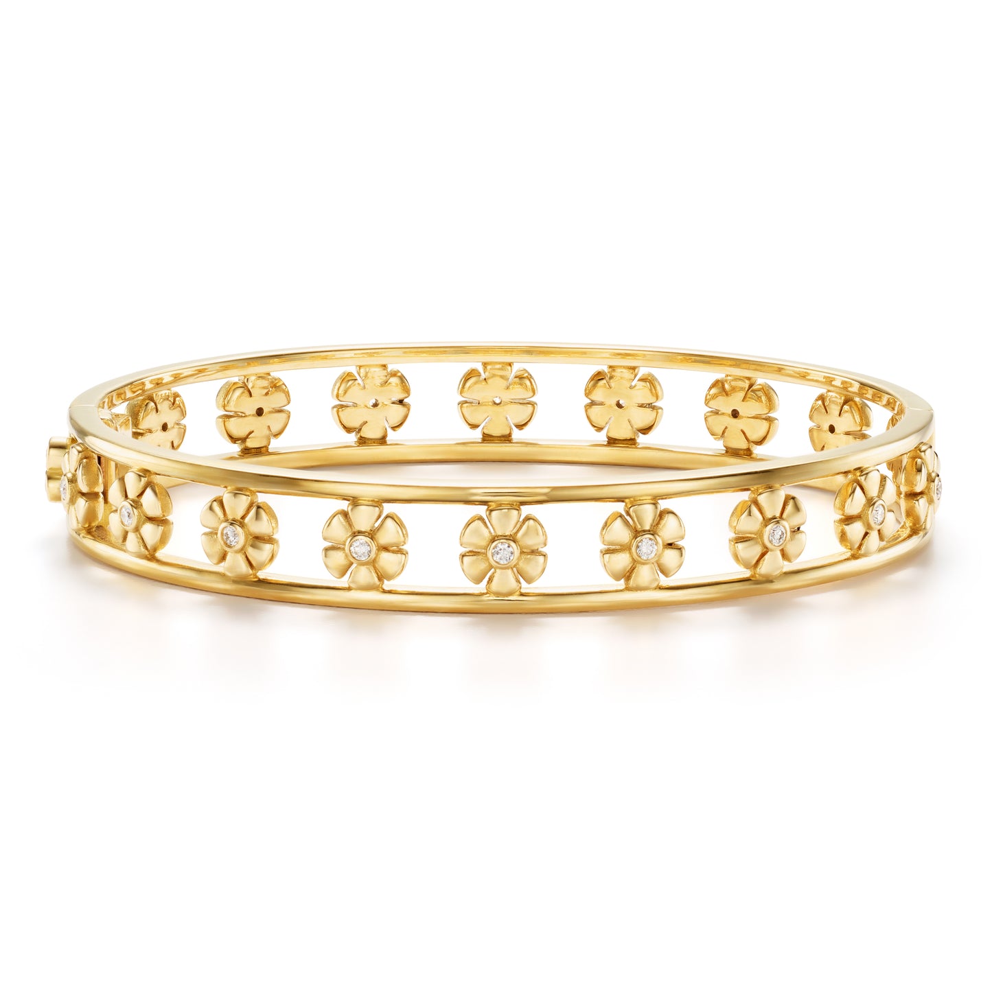 Temple St. Claire Fiori Diamond Bangle