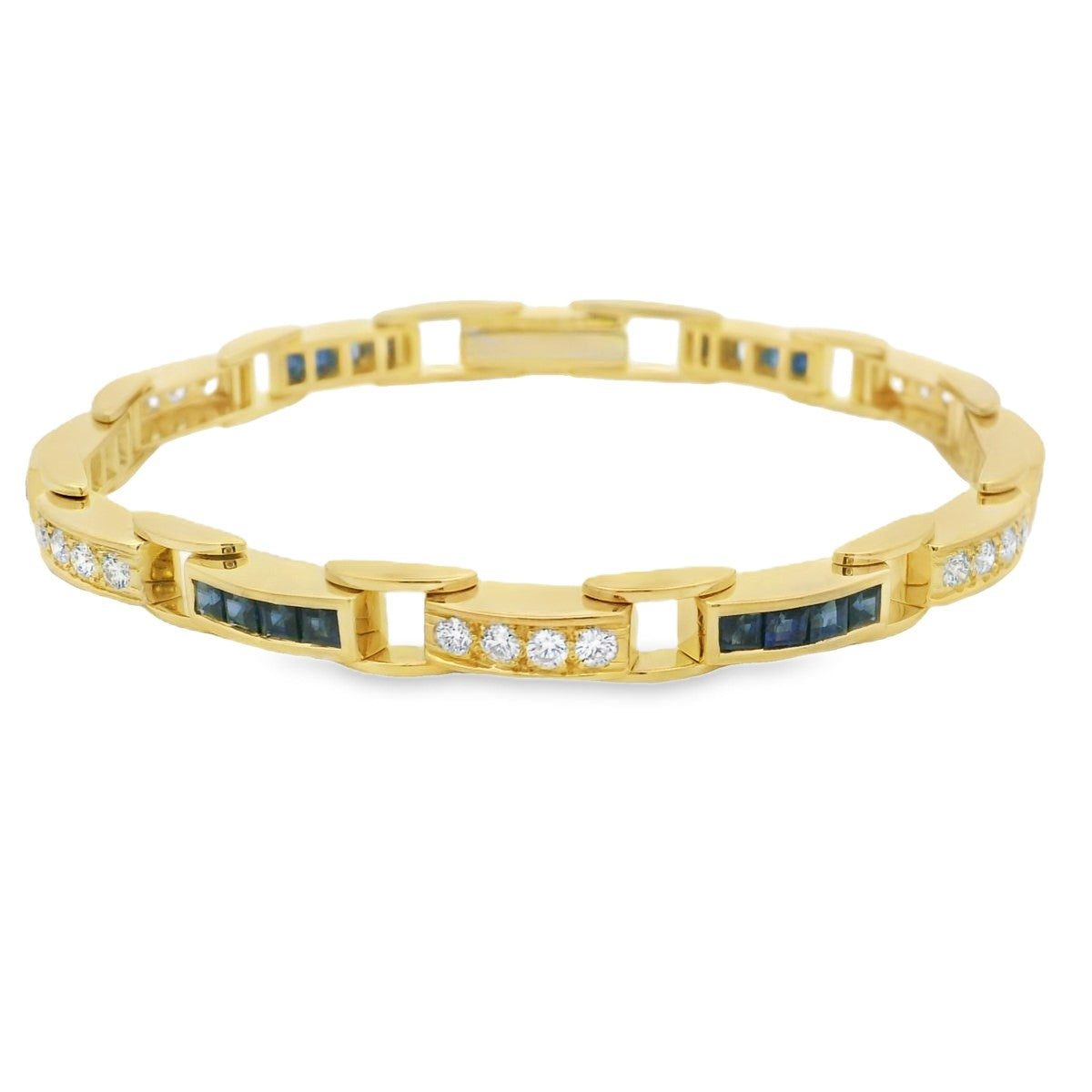 Suna Sapphire and Diamond Bracelet