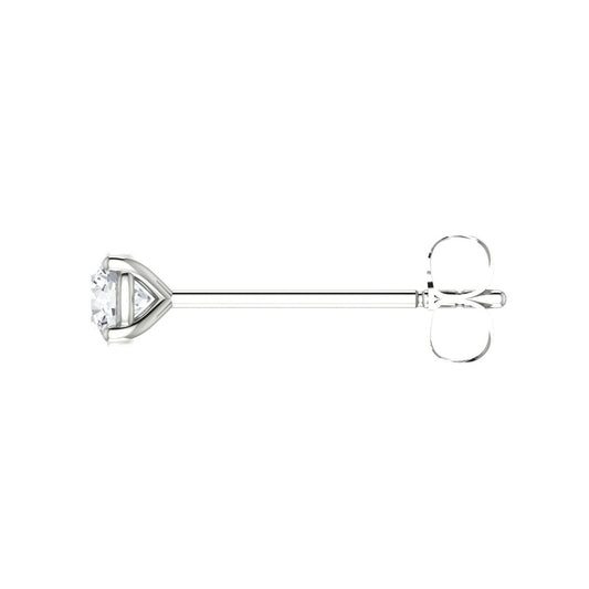 Round Diamond Stud Earrings