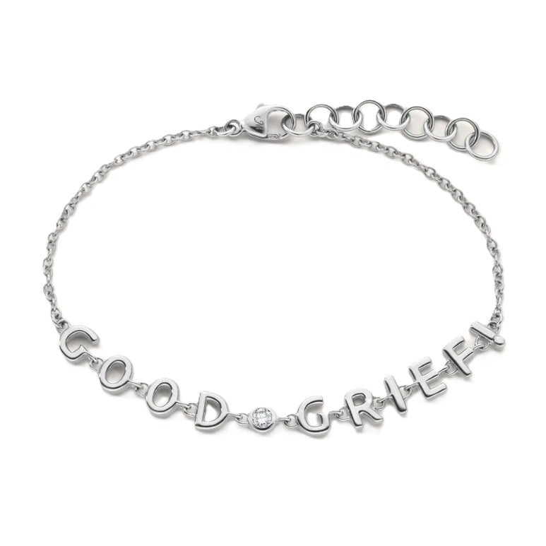 Monica Rich Kosann "Good Grief" Sterling Silver Bracelet
