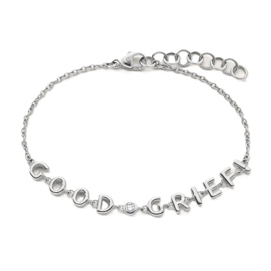 Monica Rich Kosann "Good Grief" Sterling Silver Bracelet