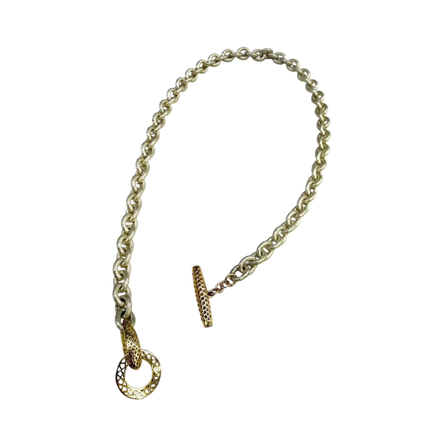Ray Griffiths Silver and Yellow Gold Chain