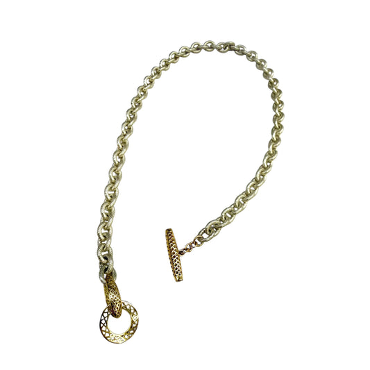 Ray Griffiths Silver and Yellow Gold Chain