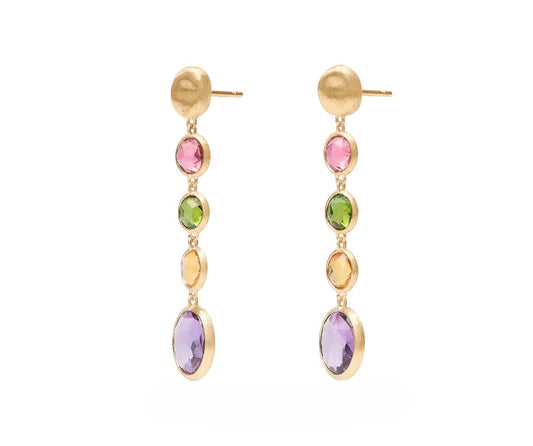 Marco Bicego Jaipur Color Multi Stone Drop Earrings