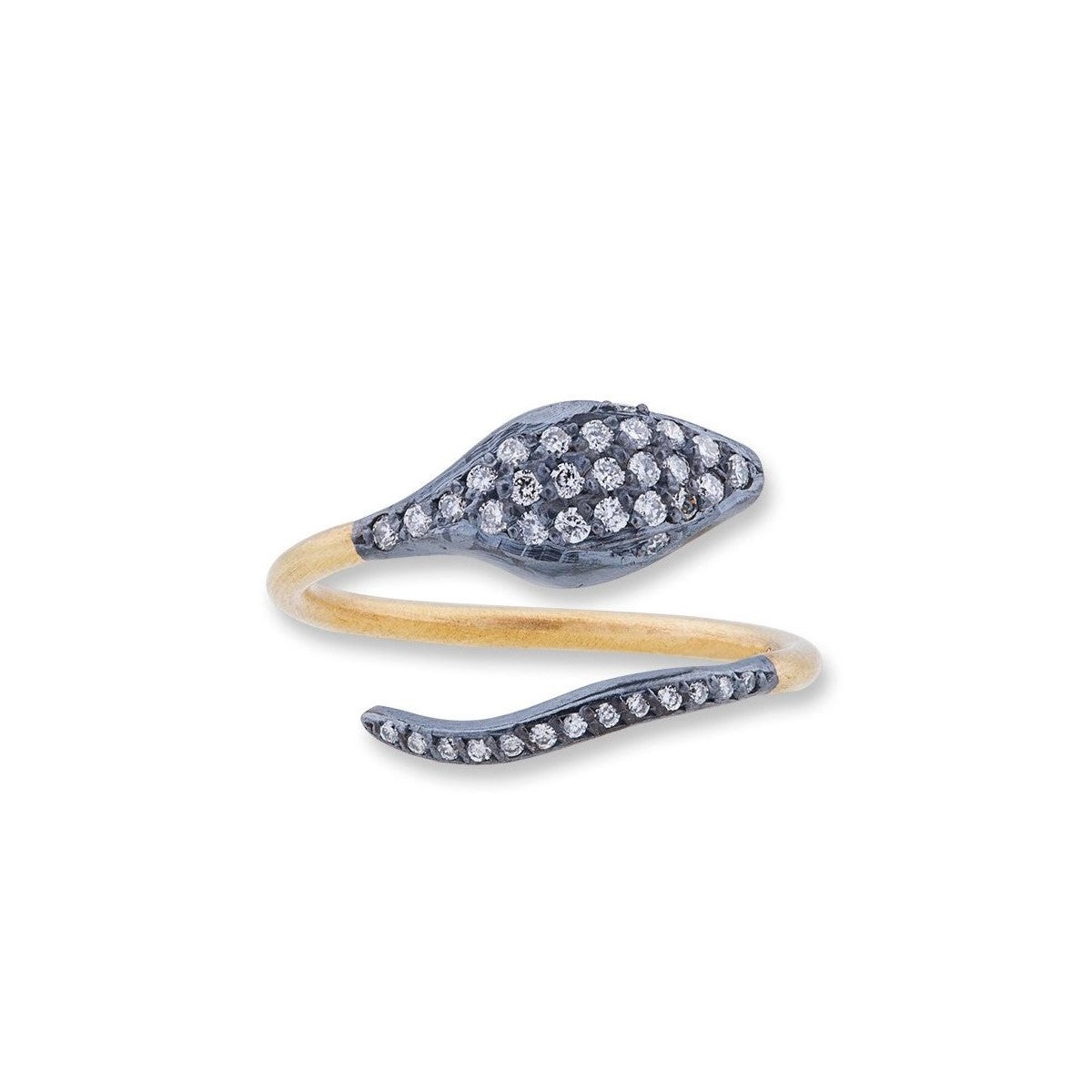 Lika Behar Sterling Silver & Gold Diamond Ring