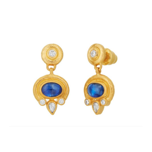 Gurhan Muse Kyanite and Diamond Drop Earrings
