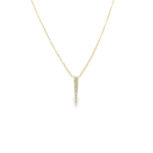 Yellow Gold Diamond Pendant