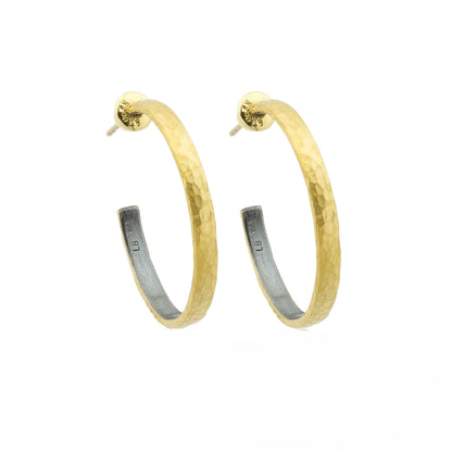 Lika Behar Silver Hoop Earrings