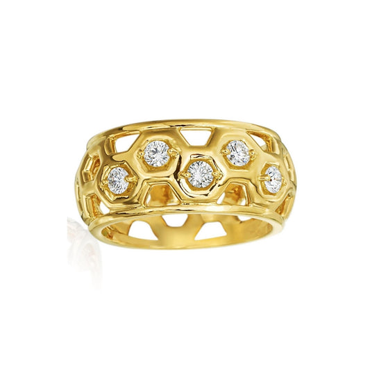 Gumuchian Dome B Diamond Ring