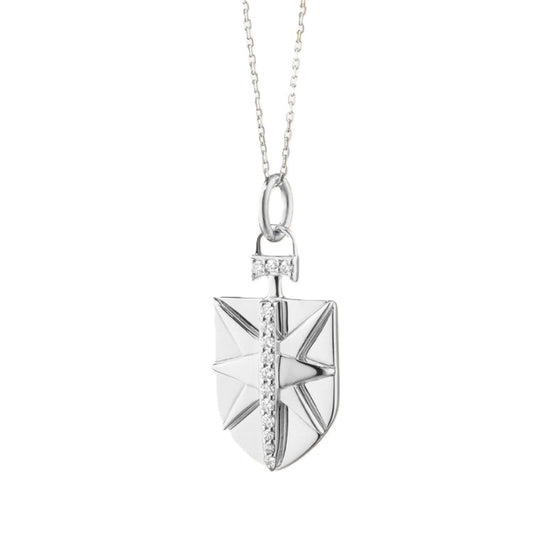 Monica Rich Kosann Sterling Silver "Fearless" Pendant