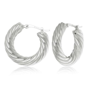 Sterling Silver Hoop Earrings
