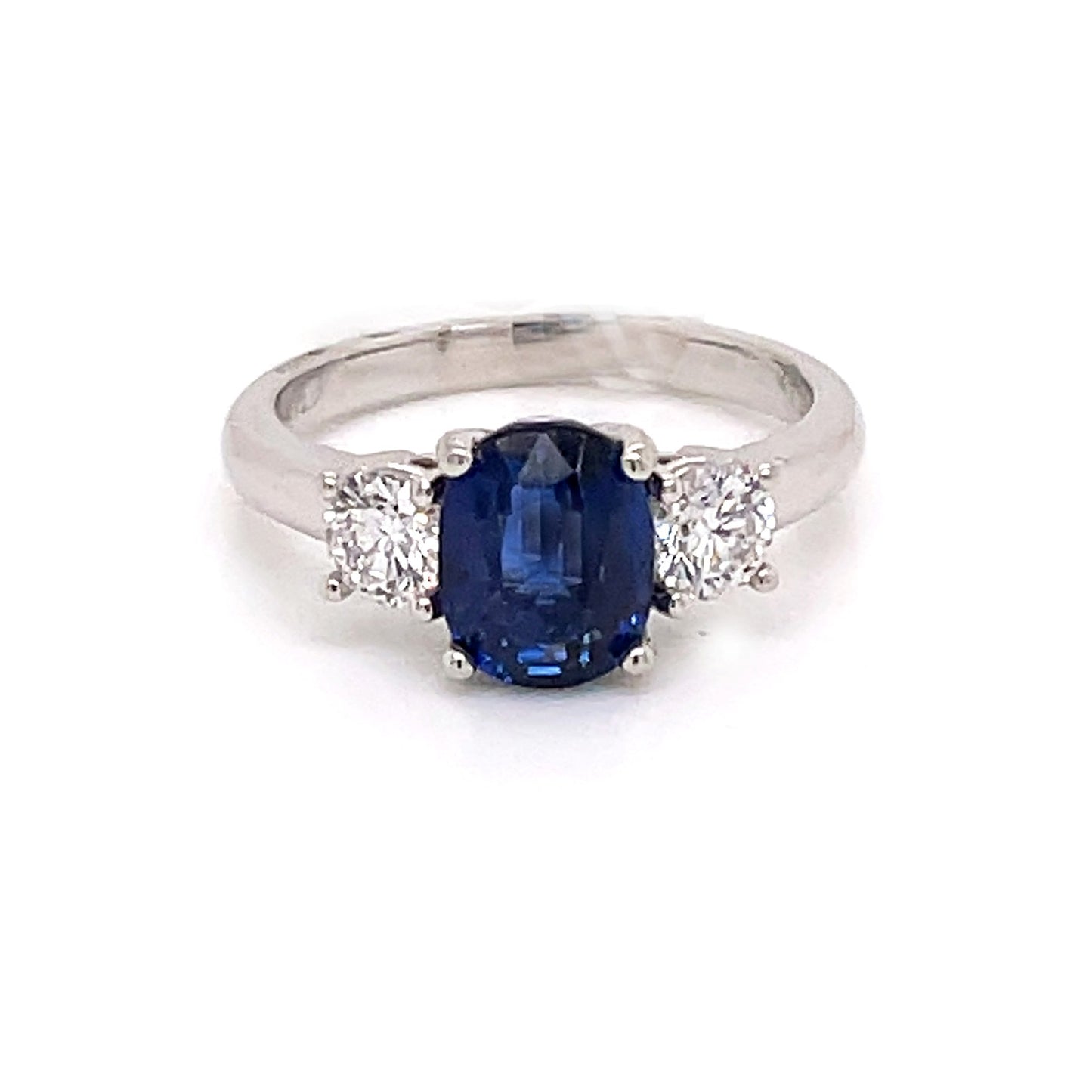 Suna Blue Sapphire and Diamond Ring