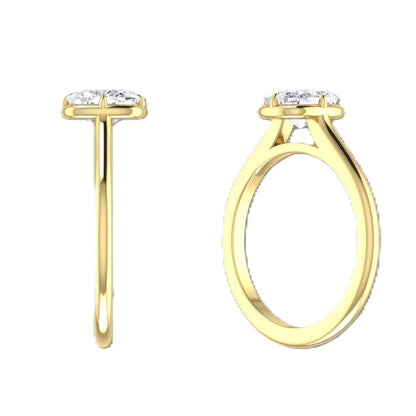 Cushion Cut Engagement Ring