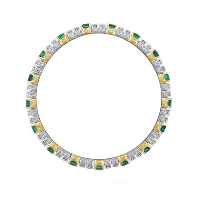 Picchiotti Xpandable™ Emerald & Diamond Tennis Bracelet