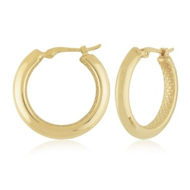 Yellow Gold Small Hoop Earrings