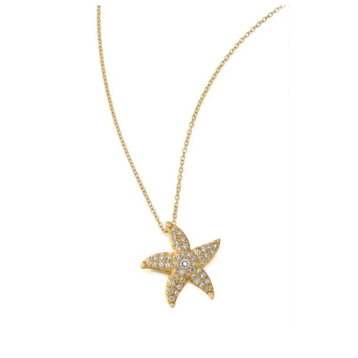 Suna Diamond Starfish Pendant